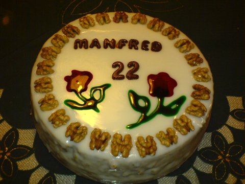 Geburtstagstorte für Manfred